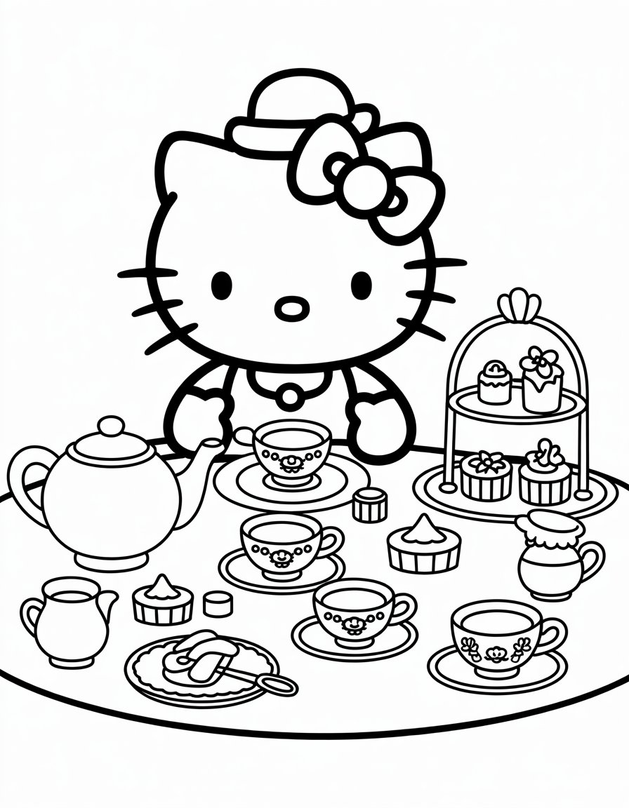 Tea Party Hello Kitty